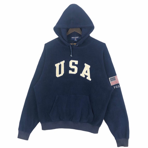 Shop Polo Ralph Lauren Vintage Fleece Hoodie