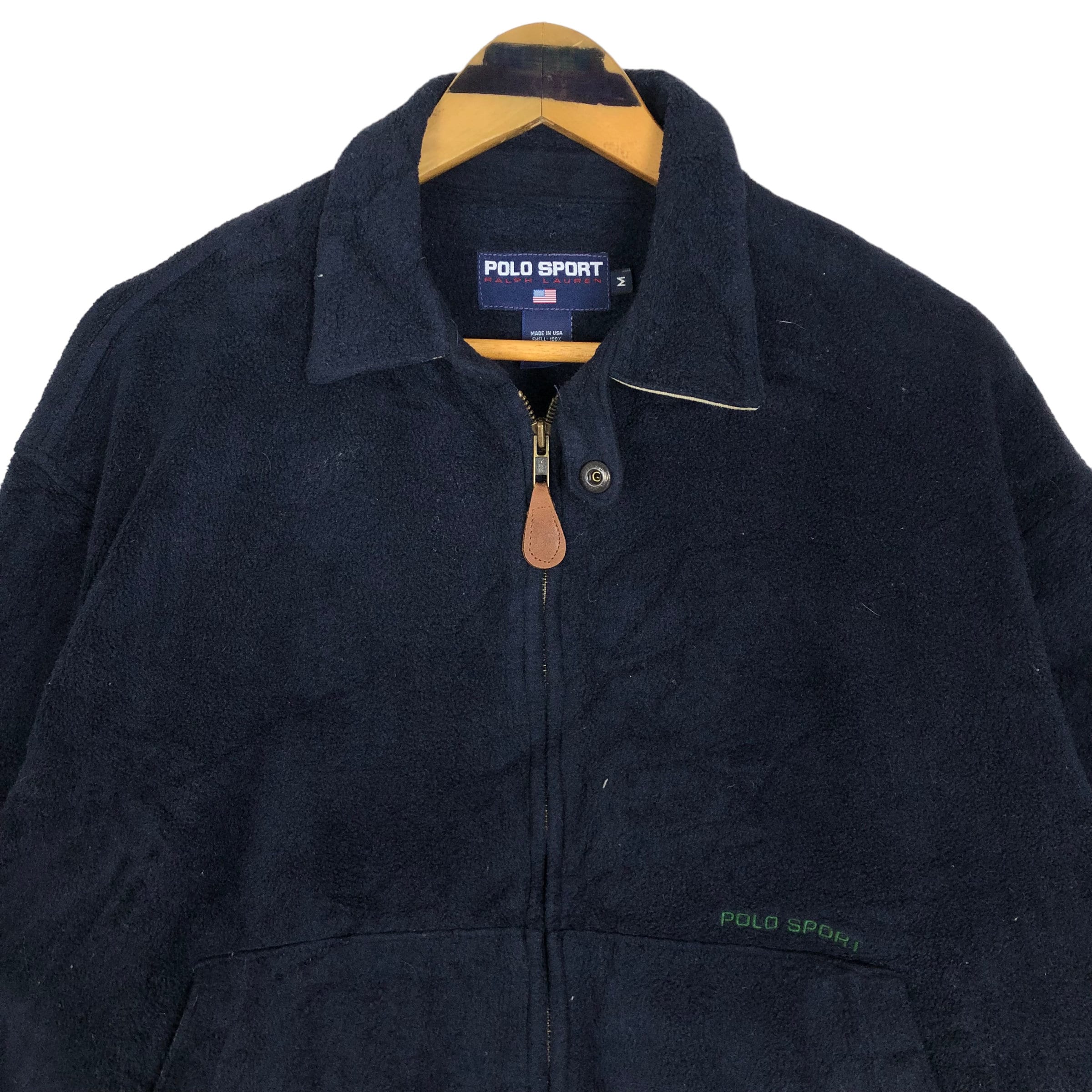 Vintage 90s Polo Sport Ralph Lauren Fleece Jacket - Embroidered