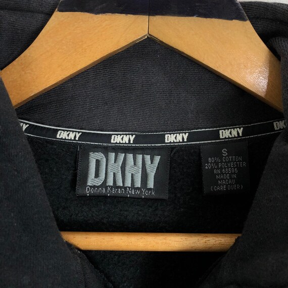 Vintage DKNY Mock Neck sweatshirt Pullover Sweate… - image 7