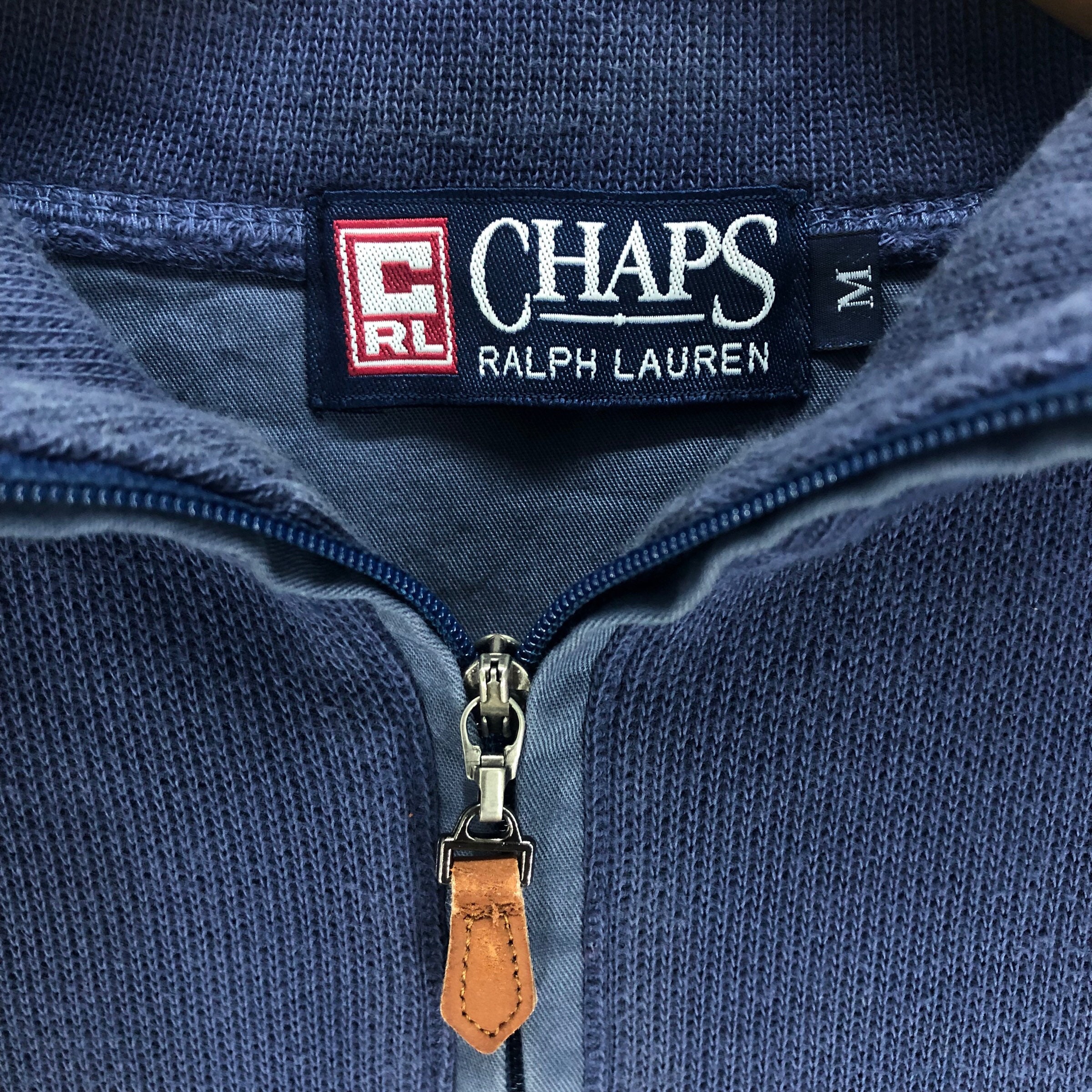 Vintage Chaps Ralph Lauren Quarter Zipped Sweatshirt Pullover