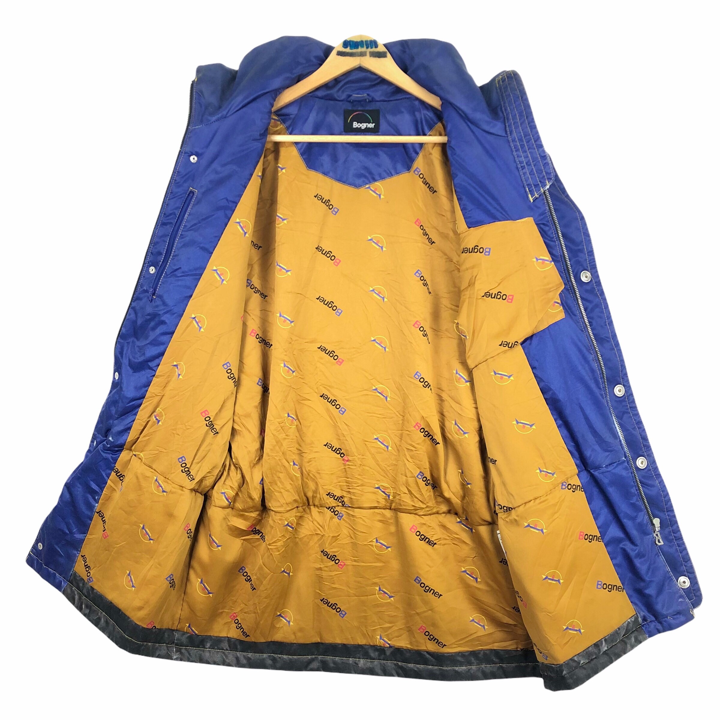Vintage 80s 90s Bogner Winter Ski Jacket Oversized Embroidery
