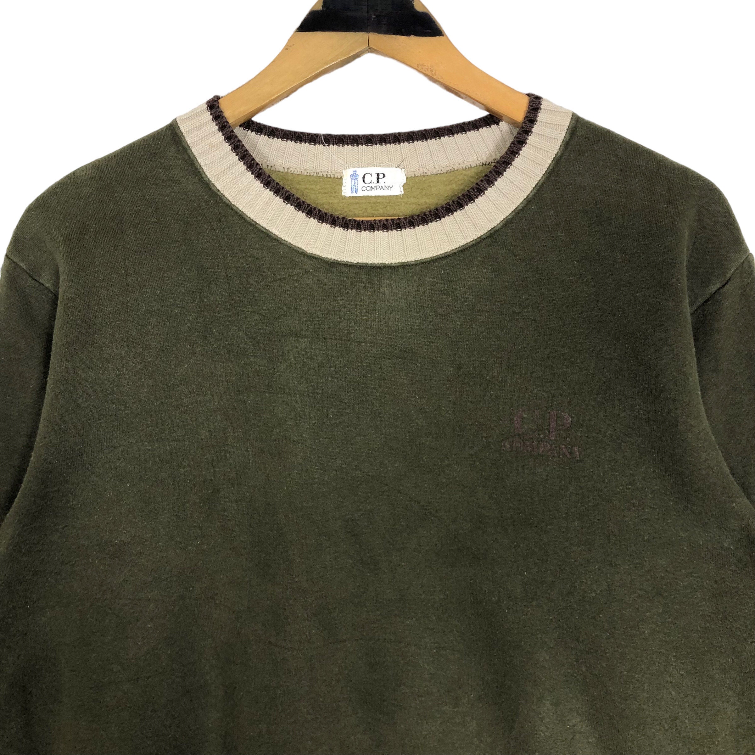 Vintage 90s C.P. Company Crewneck Sweatshirt Ringer Sweater