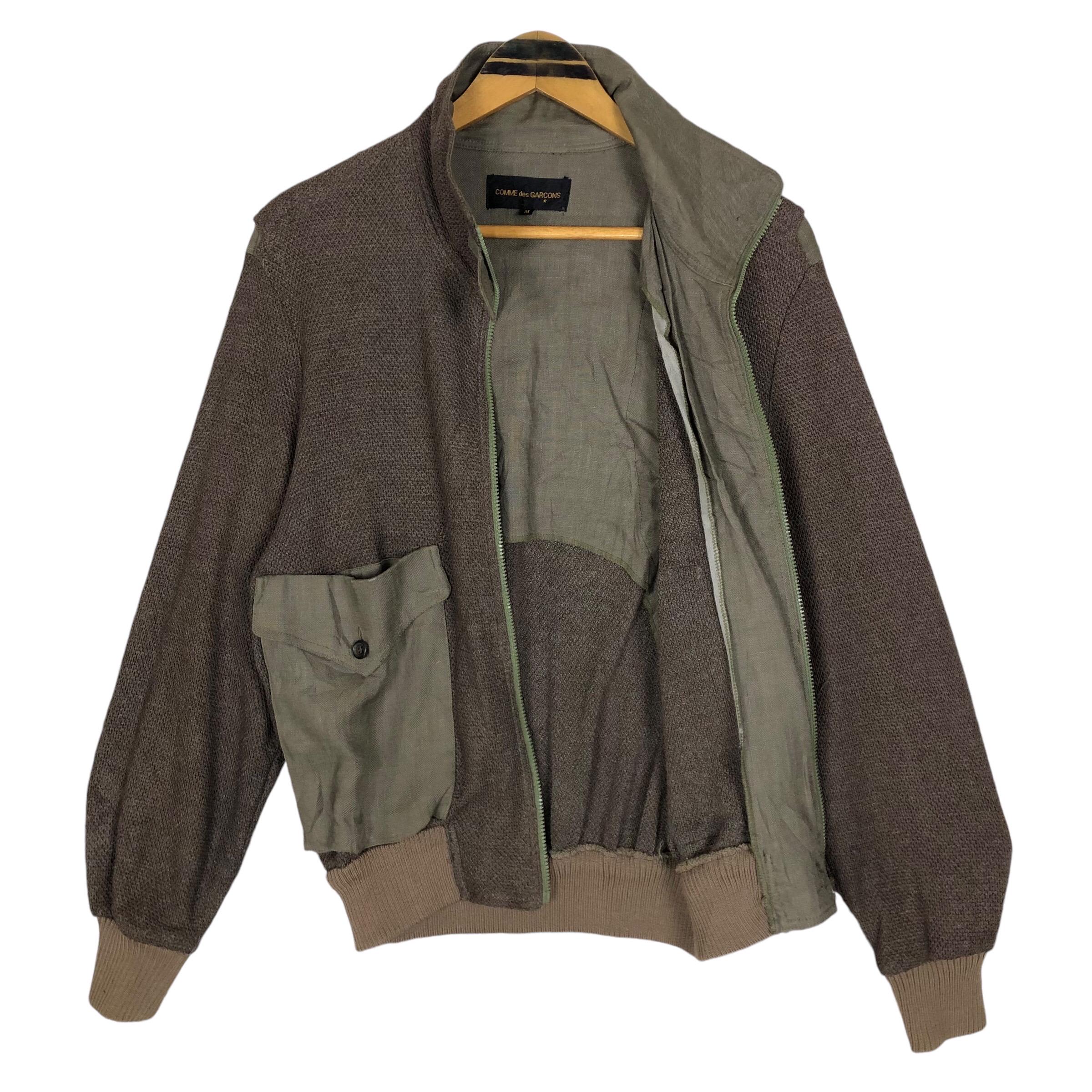 Vintage 90s Comme Des Garcons 1991 S/S Knitted Jacket Bomber