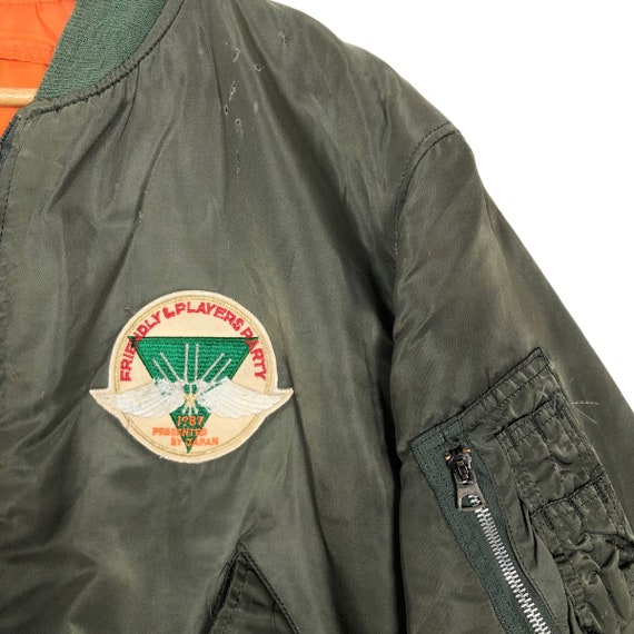 Vintage 80s Alpha Industries MA-1 Bomber Jacket F… - image 4