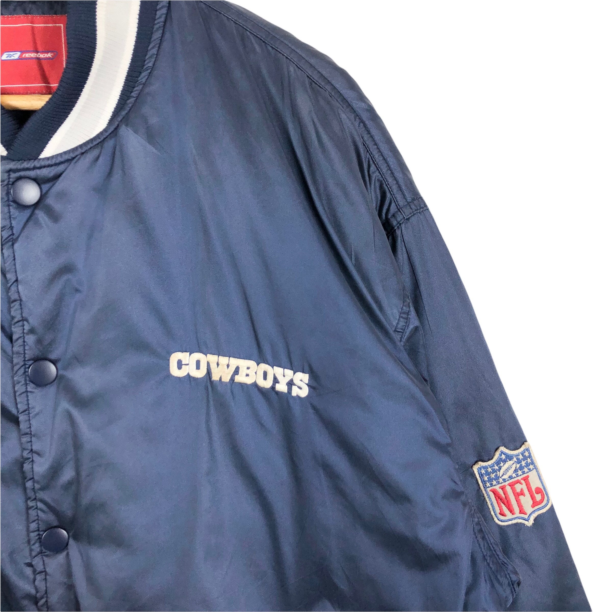 Vintage NFL Dallas Cowboys Reebok Varsity Jacket - Embroidered Big 
