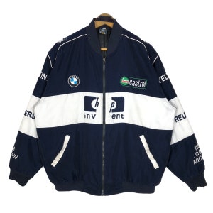 BMW Williams F1 Team Racing Jacket Formula 1 Zip up Bomber