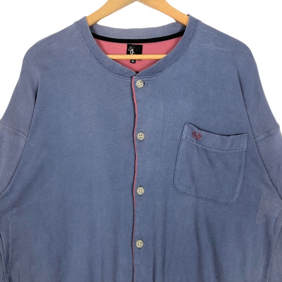 Vintage 90s Celine Paris Sweatshirt Button Up Swe… - image 2