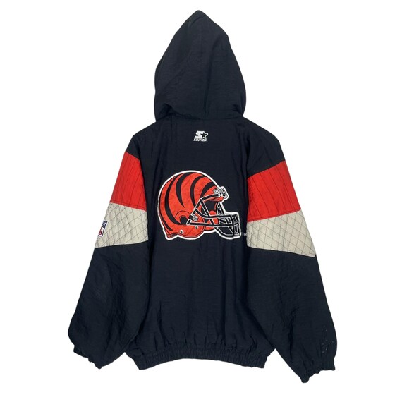 Vintage 90s Cincinnati Bengals Starter Windbreaker: Big Logo