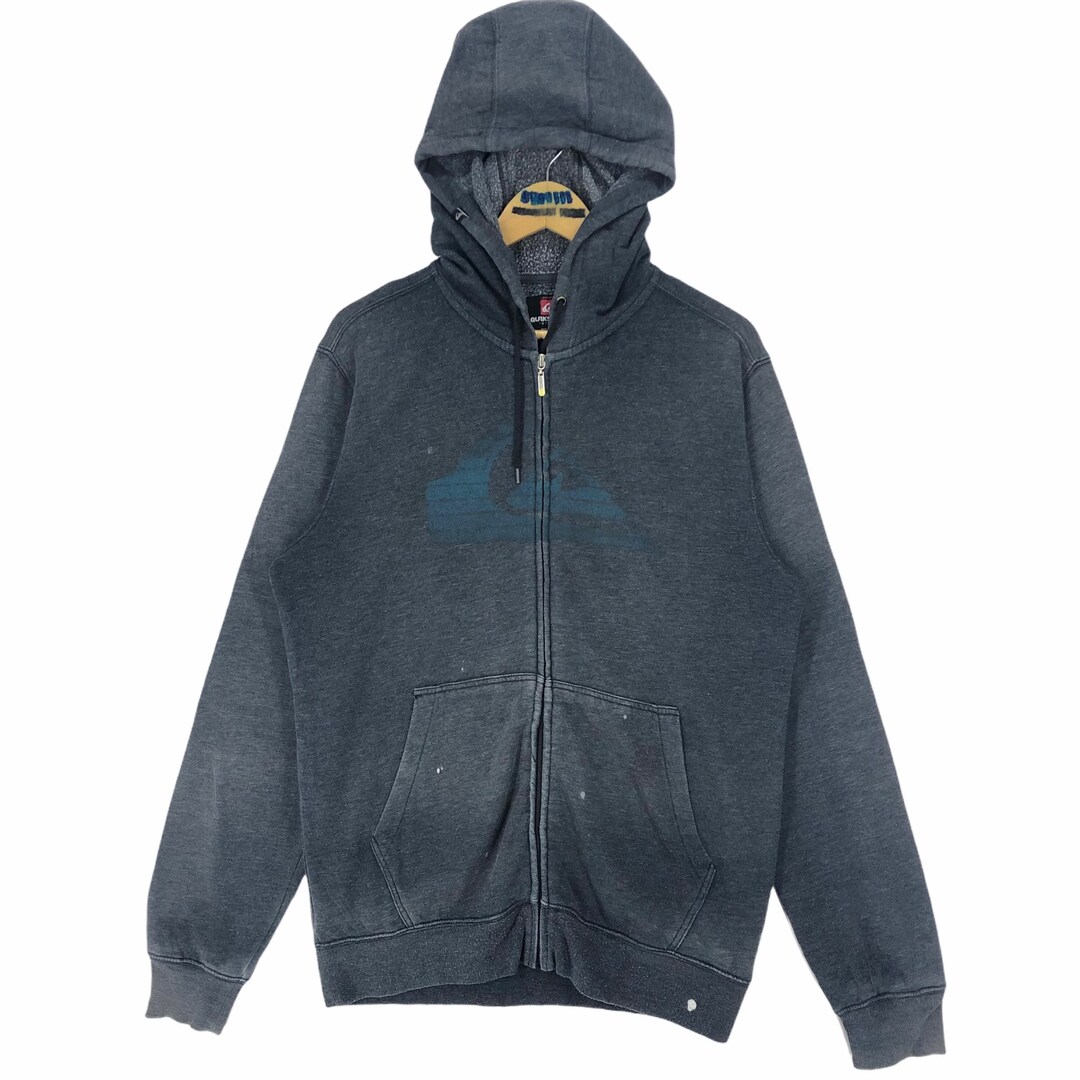Vintage Quiksilver Hoodie Zip up Sweater Big Logo Sweatshirt Vintage Quiksilver Hoodie Zip up Sweater Big Logo Sweatshirt