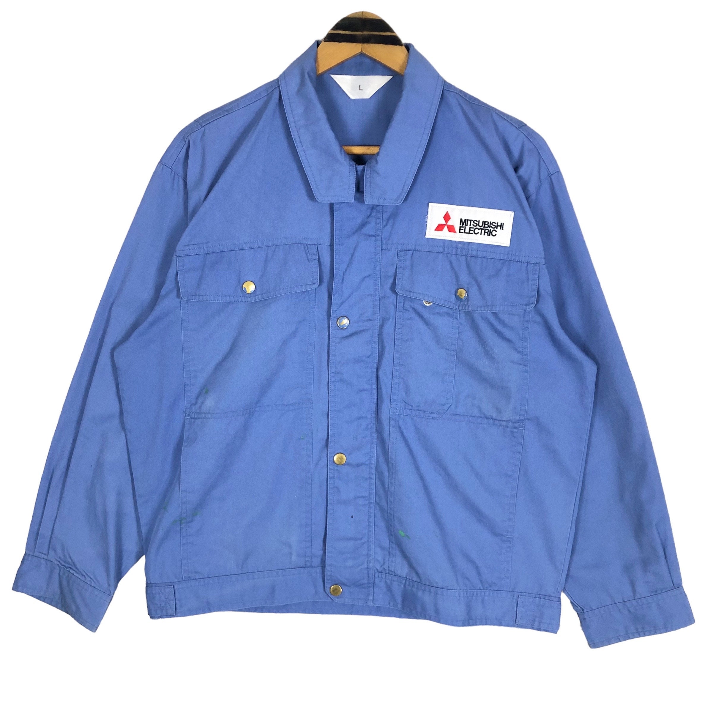 Vintage Mitsubishi Electric Work Jacket Light Jacket Small Vintage Mitsubishi Electric Work Jacket Light Jacket Small