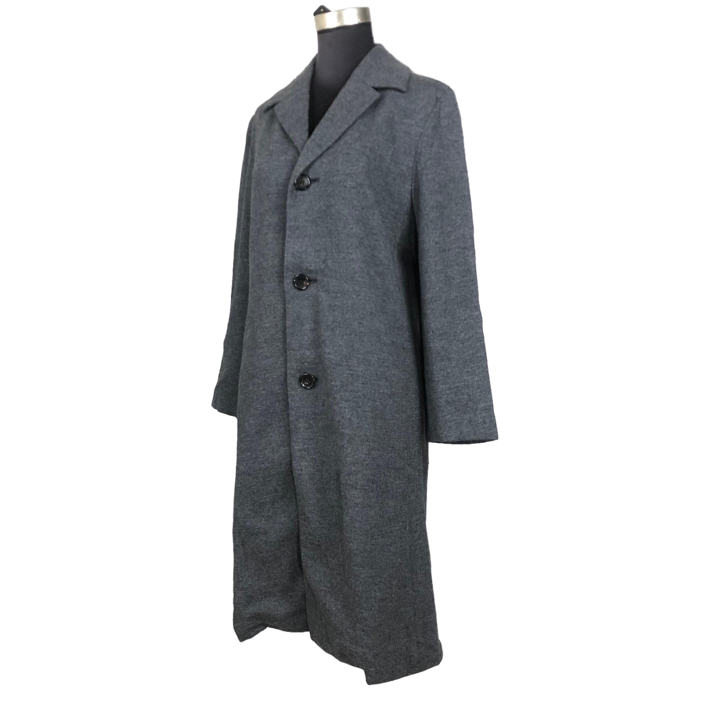 ジャケット・アウター Comme des Garcons 90s Gabardine Coat Vintage Archive Tricot Comme Des Garcons S/S 1997 Wool Car Coat