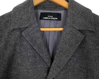Vintage Archive Tricot Comme Des Garcons S/S 1997 Wool Car Coat