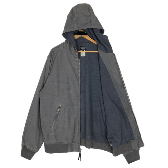 Vintage Stussy Garment Workgear Worker Jacket Hoodie … - Gem