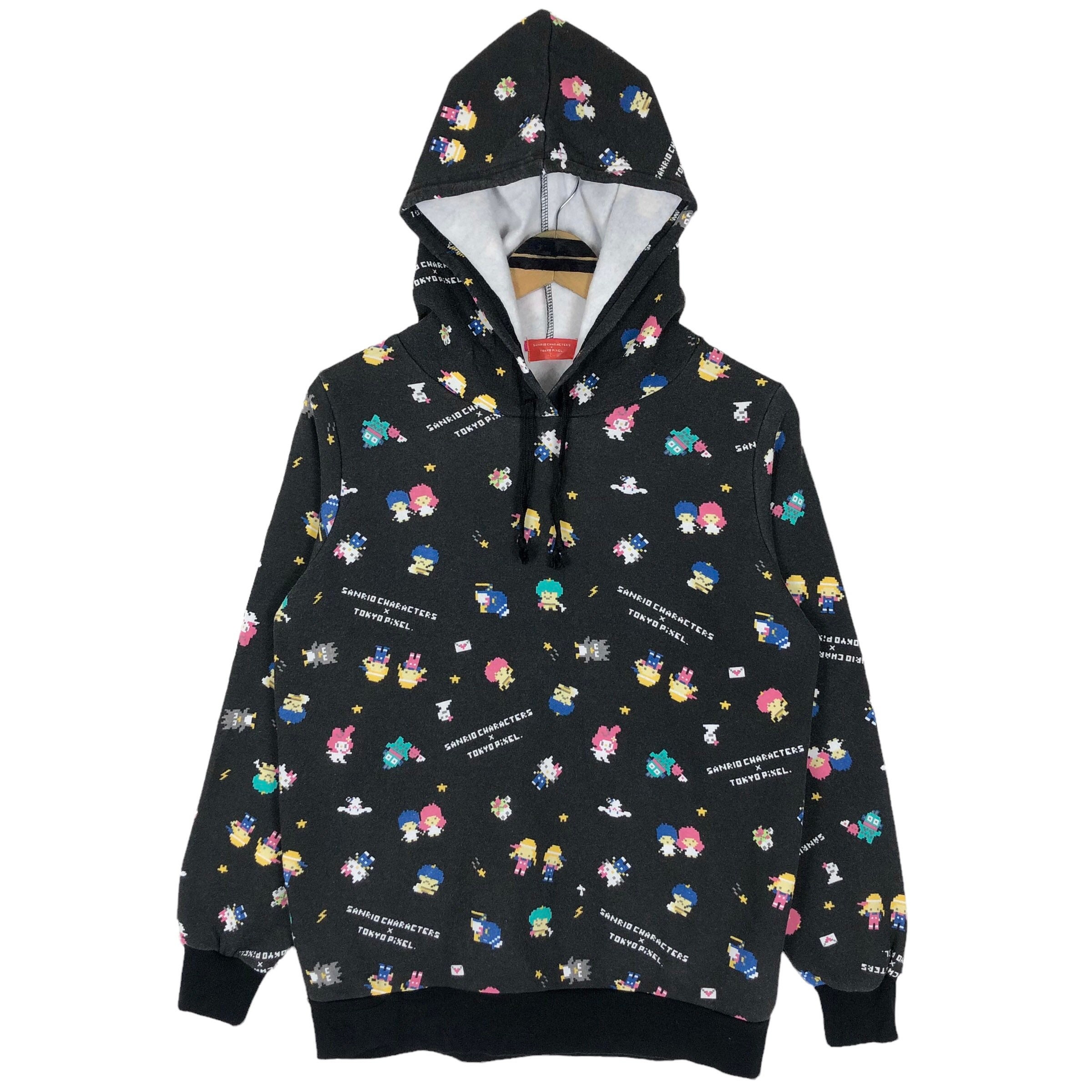 Sanrio Characters X Tokyo Pixel Hoodie Pullover Sweatshirt Sanrio Characters X Tokyo Pixel Hoodie Pullover Sweatshirt