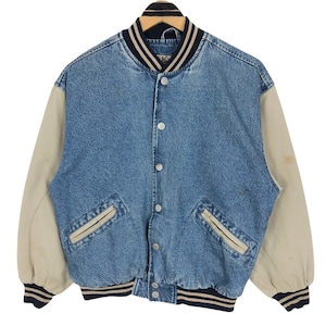 Vintage GAP Varsity Classic Jacket Denim Varsity Jacket Vintage GAP Varsity Classic Jacket Denim Varsity Jacket