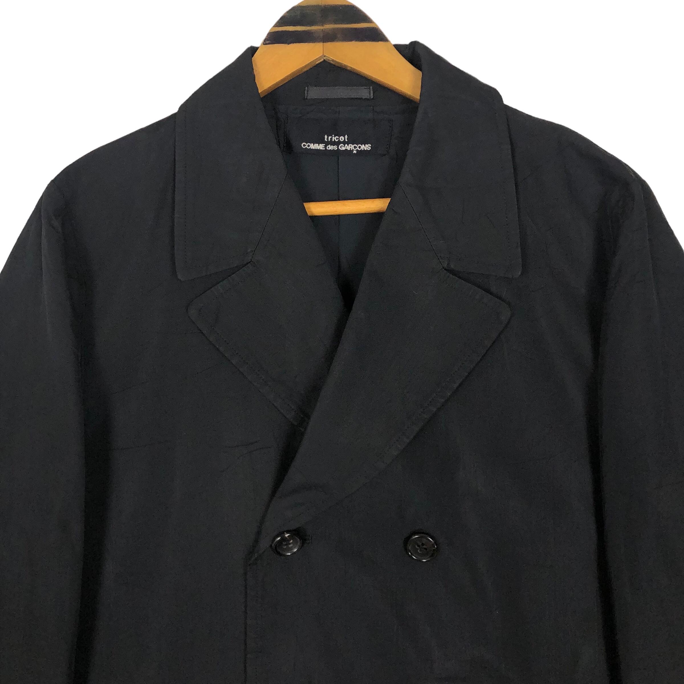 ジャケット・アウター A/W2001 comme des garcons tricot coat tricot COMME des GARCONS Reversible Houndstooth Jacket Brown M (K