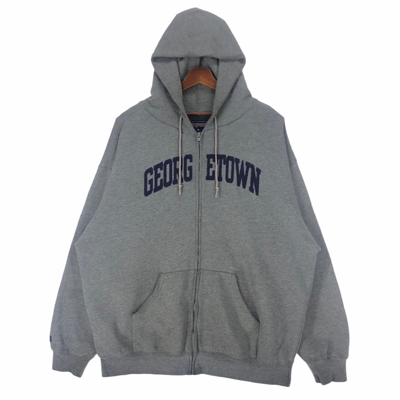 Vintage University Hoyas Jansport Zip up Hoodie Etsy