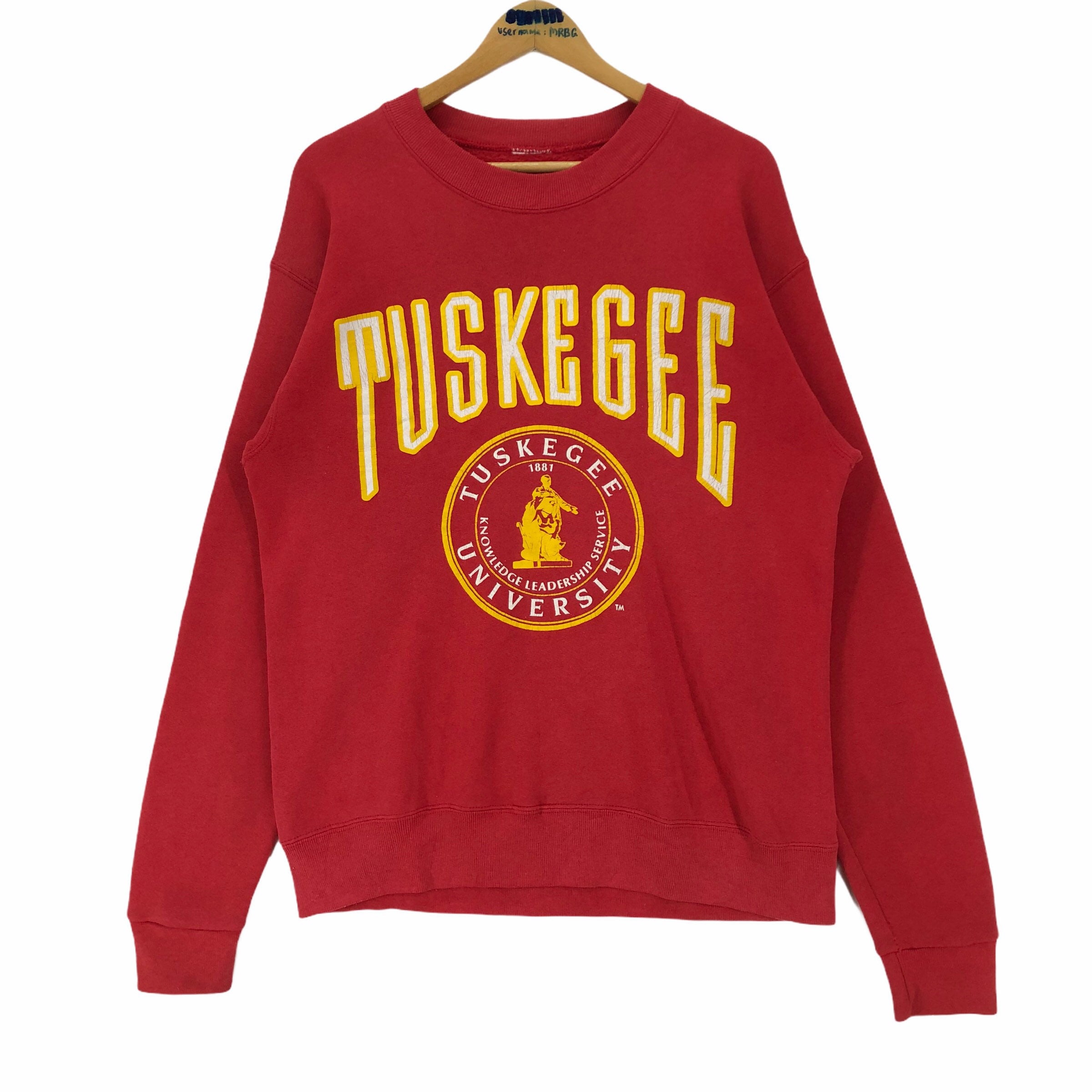 Vintage Tuskegee University Golden Tigers Crewneck Sweatshirt - NCAA Collegiate