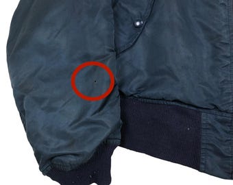 Vintage 90s Alpha Industries MA-1 Bomber Jacket - USA Made