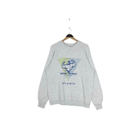 Vintage 90s Main Event Fitness Atlanta Crewneck Sweatshirt