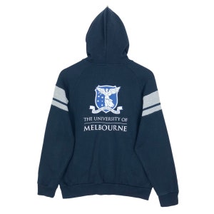 The University Of Melbourne Australia Hoodie Full Zip Sweatshirt 