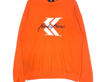 Vintage 90s Karl Kani Jeans Sweatshirt: Embroidered Streetwear
