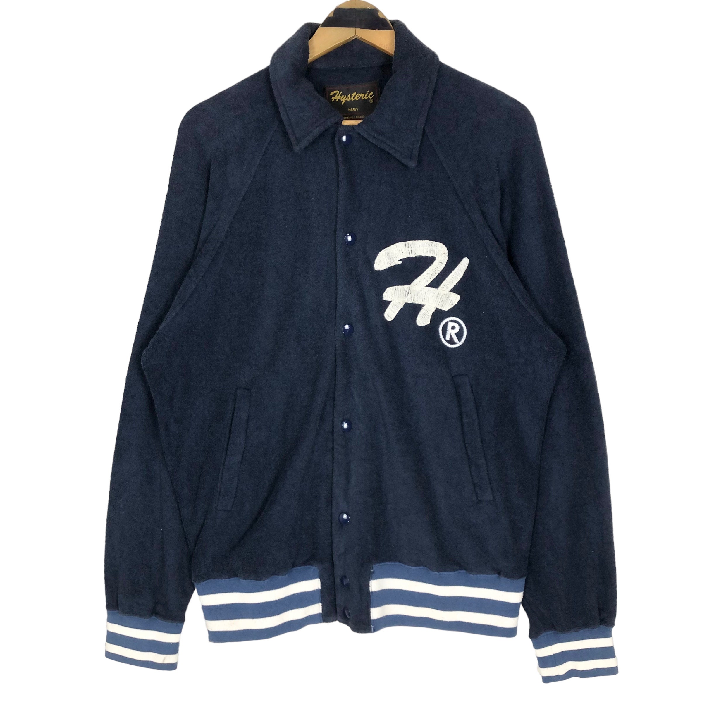 [初期] HYSTERIC GLAMOUR stadium jacket Vintage Hysteric Glamour Varsity Jacket: Embroidered Big