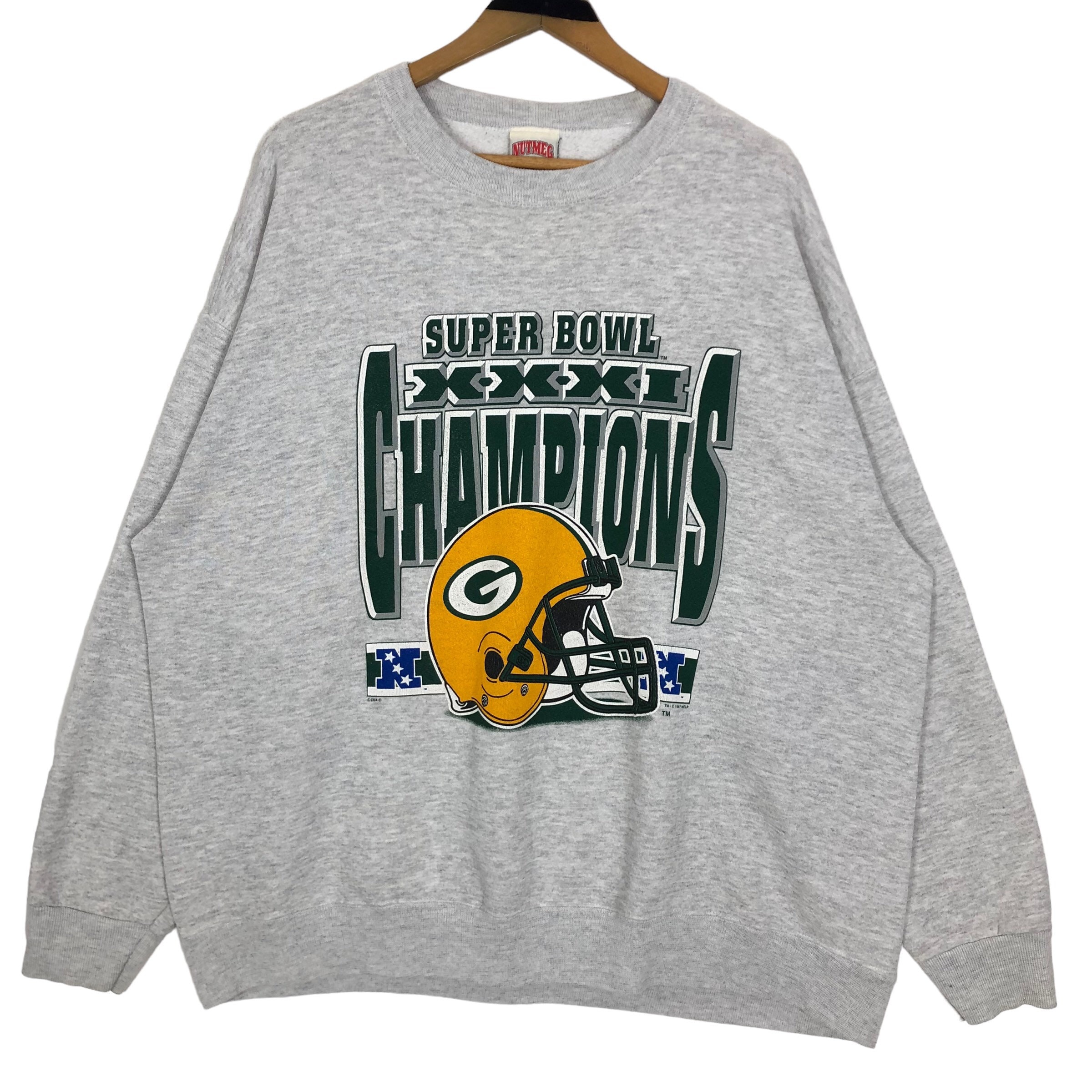 Vintage 90s Green Bay Packers Super Bowl Champions Sweatshirt