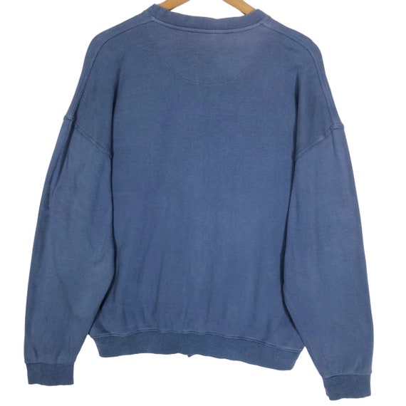 Vintage 90s Celine Paris Sweatshirt Button Up Swe… - image 9
