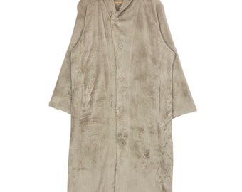 Bata vintage con cuello chal de Yohji Yamamoto - Diseño japonés, talla L