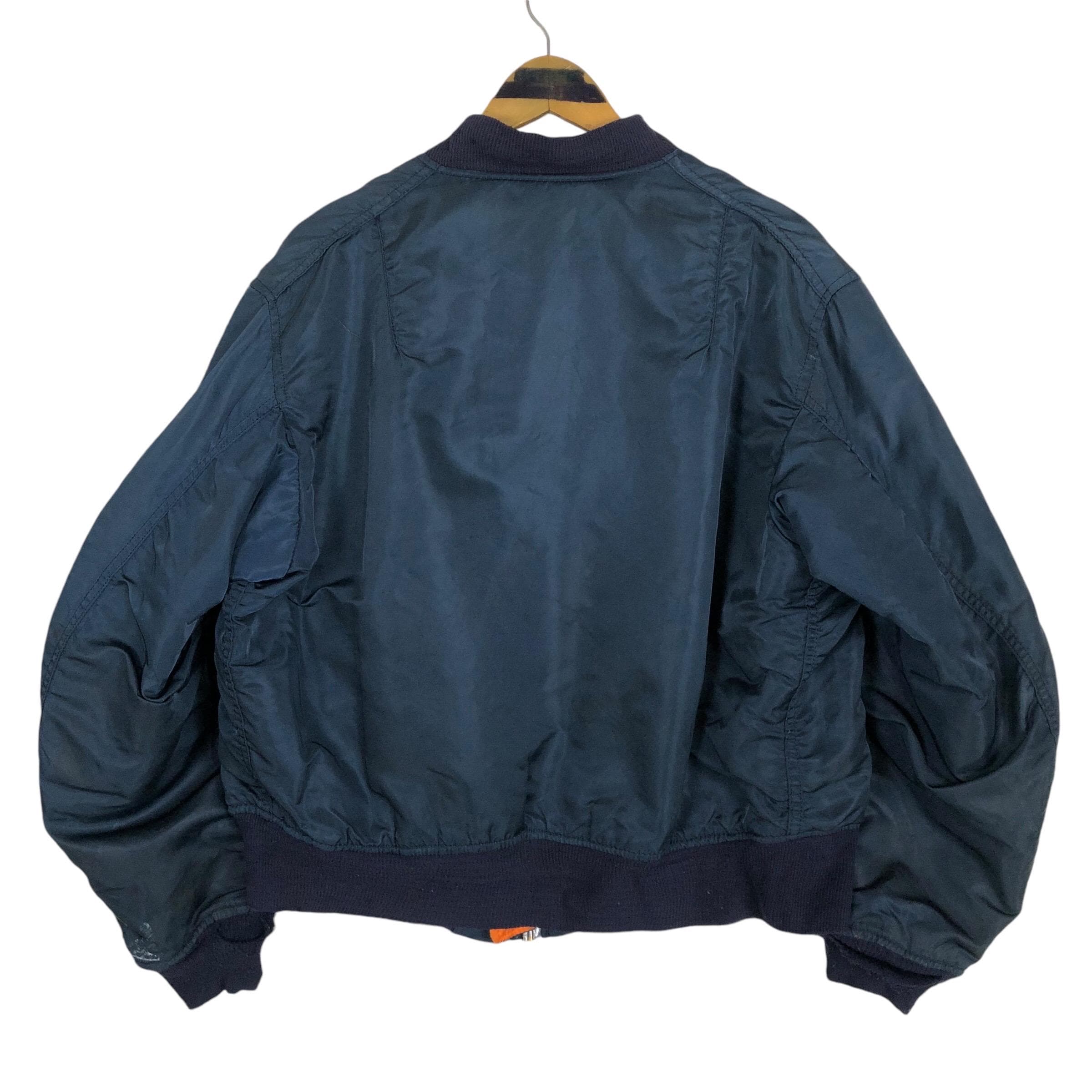 Vintage 90s Alpha Industries MA-1 Bomber Jacket Flight Vintage 90s Alpha Industries MA-1 Bomber Jacket Flight