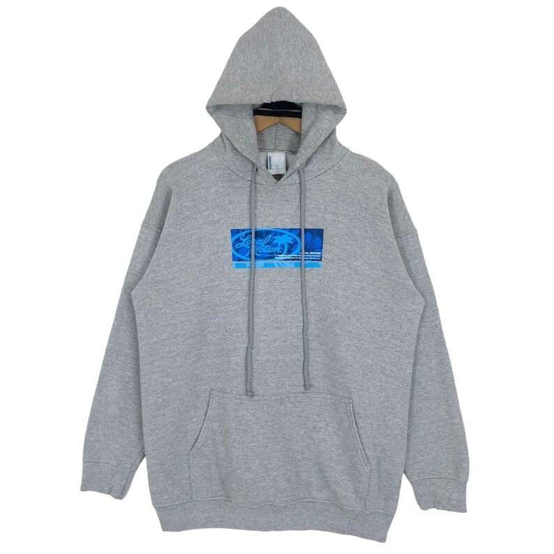 Vintage Local shops Motion Hawaii Hoodie Pullover Sweatshirt Big Logo Surfwear Streetwear Size M