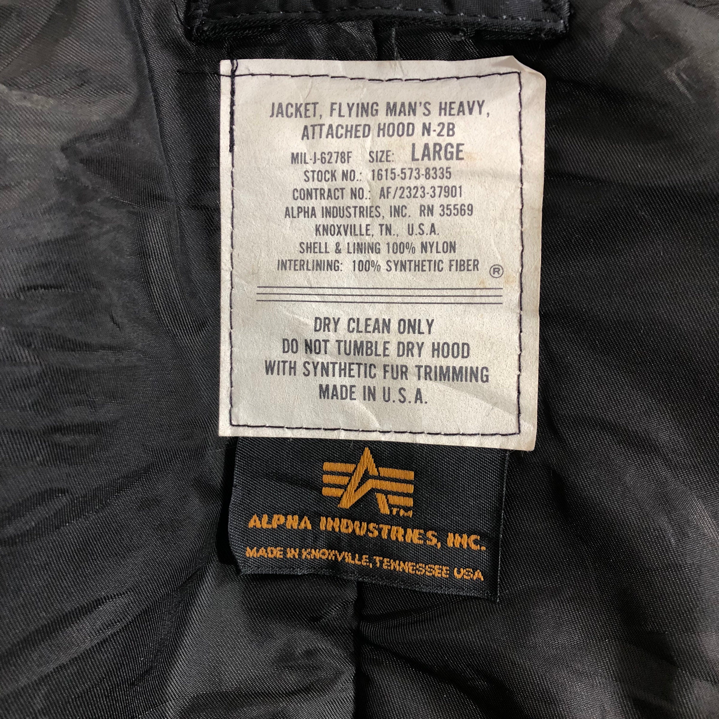 Vintage Alpha Industries N-2B Short Waist Parka Heritage Vintage Alpha Industries N-2B Short Waist Parka Heritage
