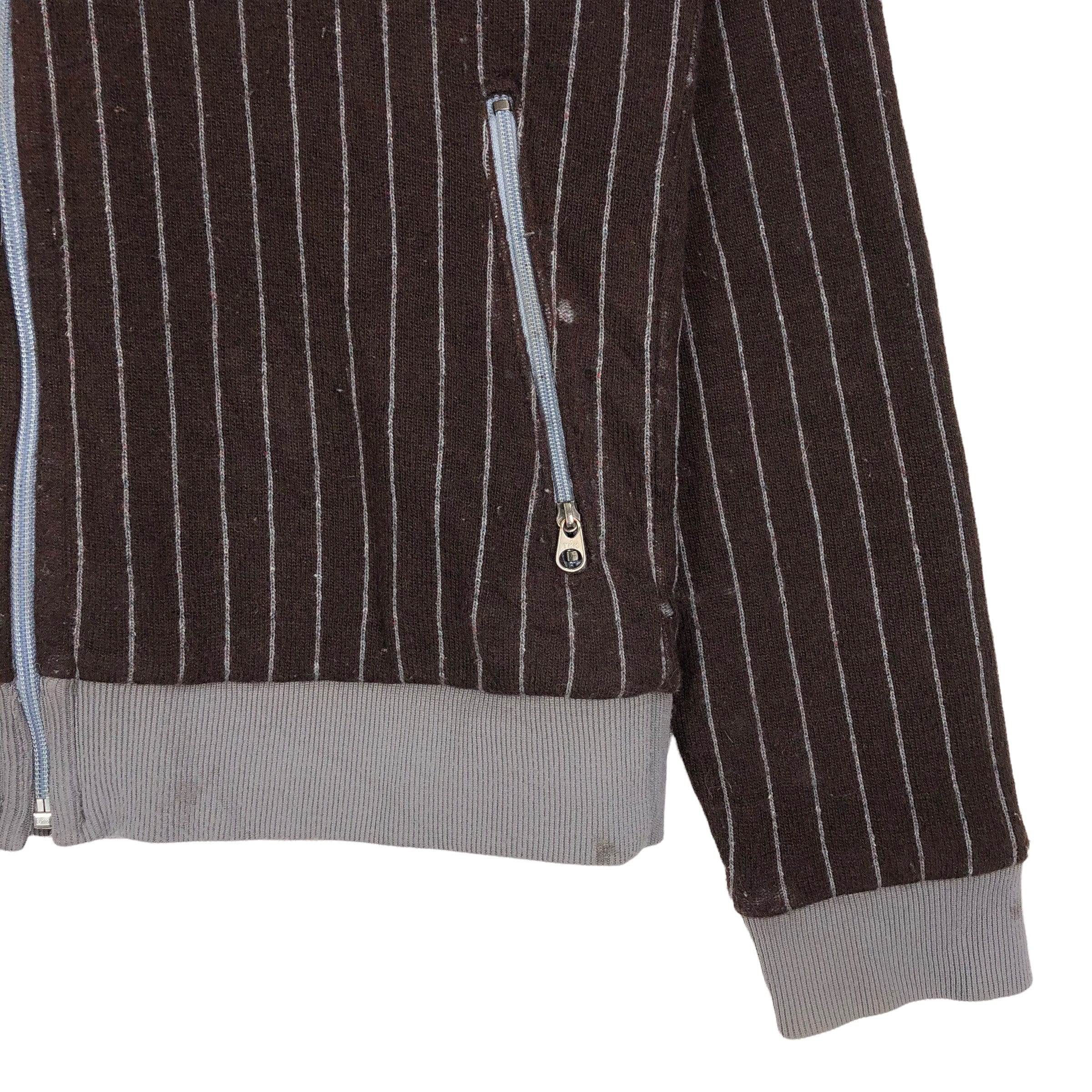Vintage 2006 Patagonia Knitted Track Top: Striped Full Zip Jacket