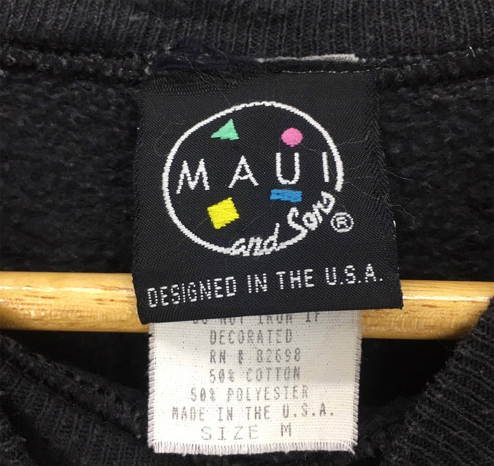 Vintage Maui and Sons Crewneck Sweatshirt Pullover Big Logo - Etsy
