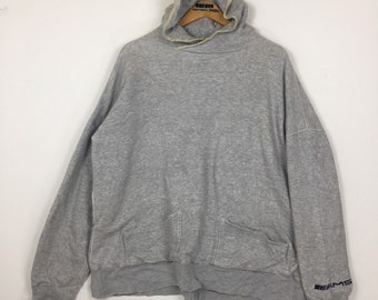 Vintage Atmos AMS Hoodie Pullover Sweatshirt Spell Out Made In Japan Streetwear Japanese Brand