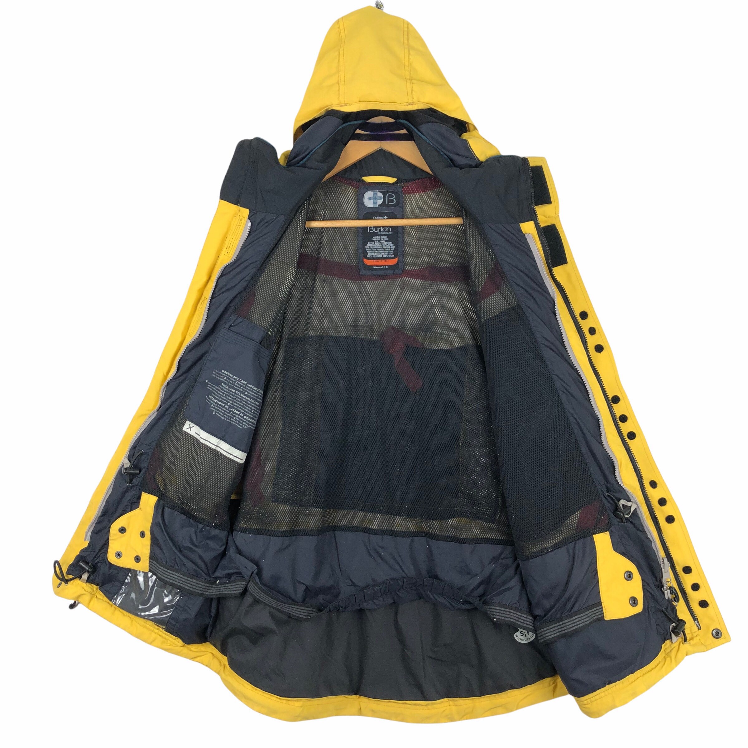 Burton Snowboards Yellow Winter Jacket: Women's Outland