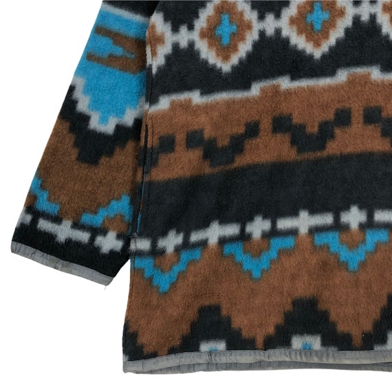 Vintage 90s Bill Blass Mock Neck Fleece Sweater P… - image 3