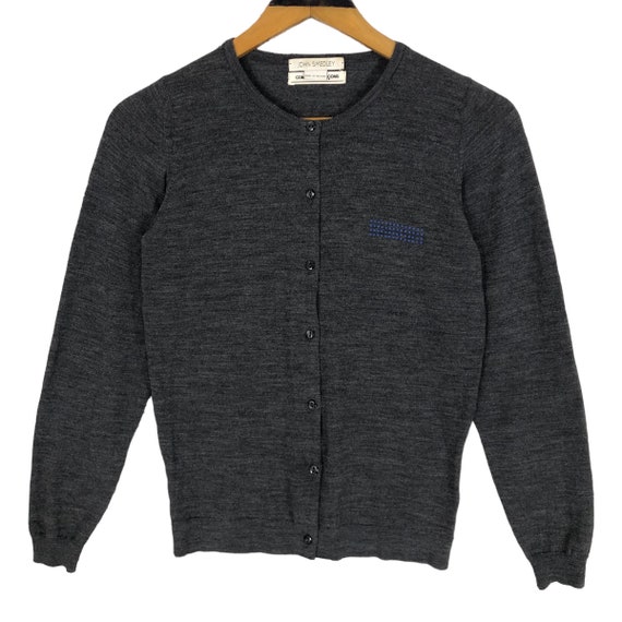 Vintage Wool Cardigan: Comme Des Garcons X John Smedley, Made in 