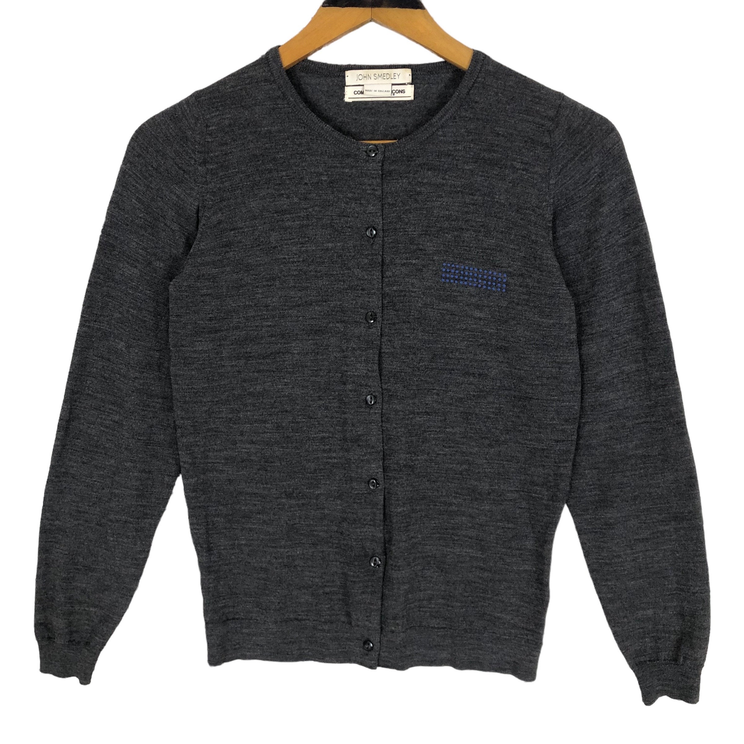 Comme Des Garcons John Smedley Wool Linen High Neck Knit