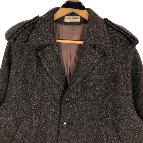 Vintage 80s Archive Issey Miyake A/W 1983 Wool Jacket: Single