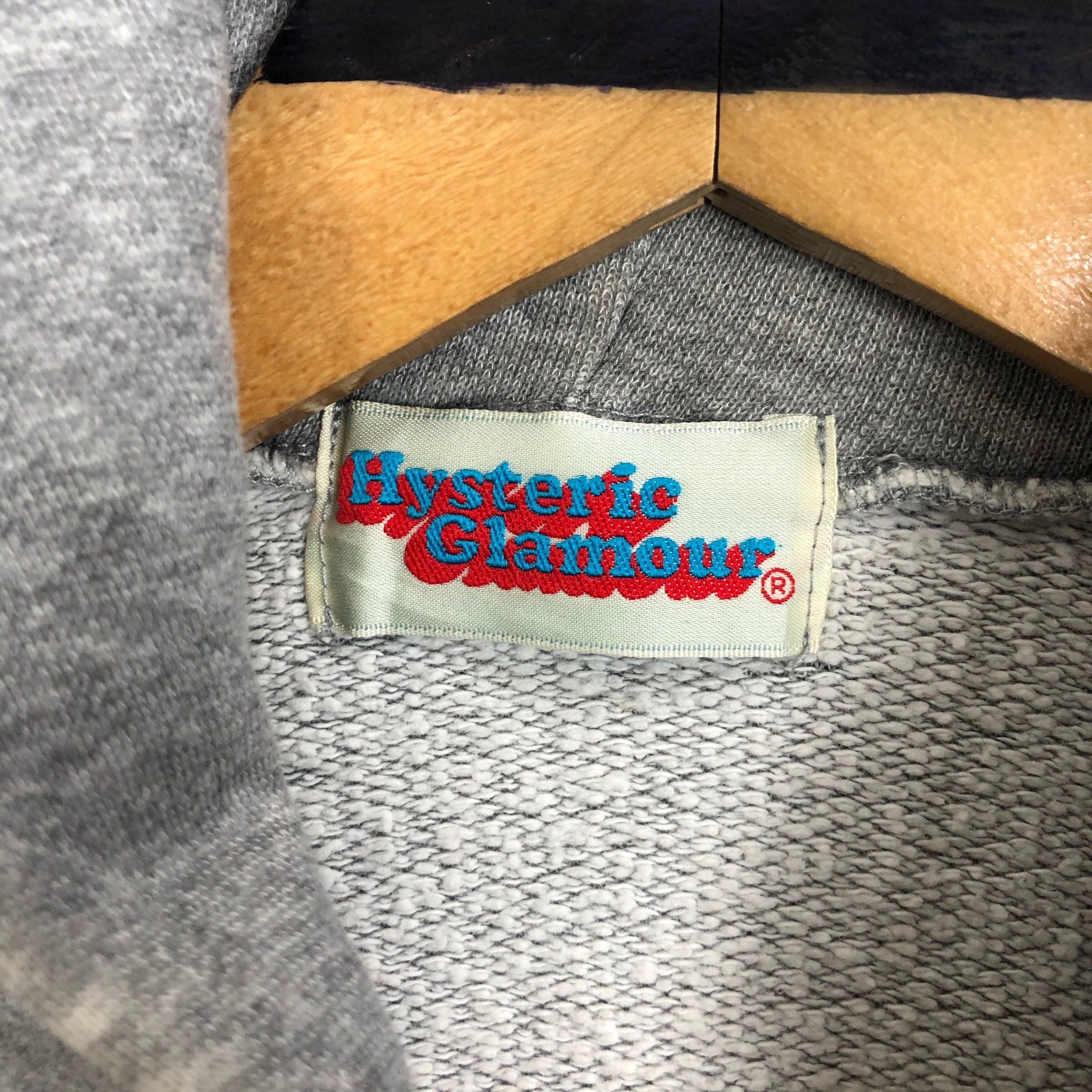 Vintage Hysteric Glamour Hoodie Pullover Sweatshirt Big Logo Vintage Hysteric Glamour Hoodie Pullover Sweatshirt Big Logo