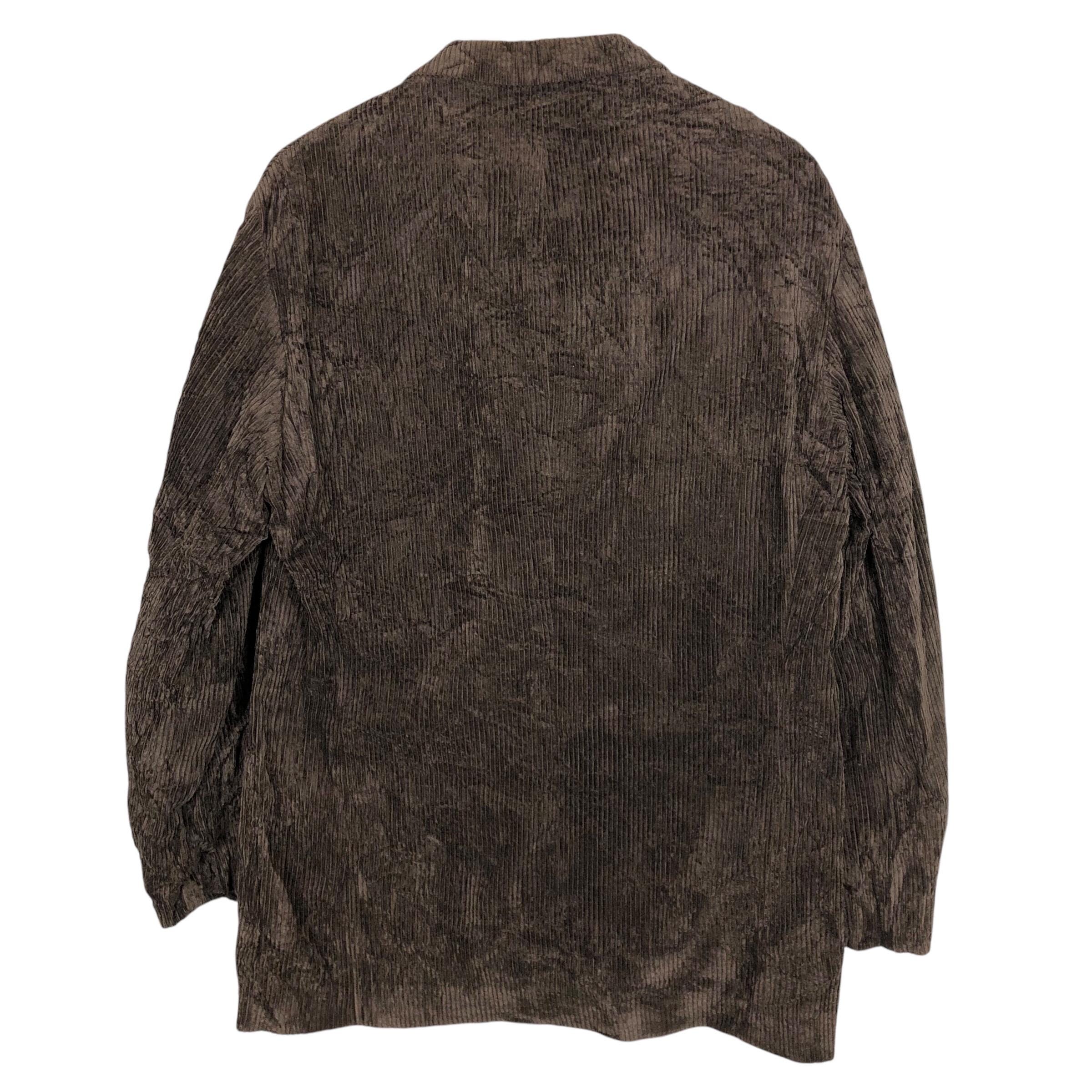 Vintage 90s Issey Miyake Corduroy Coat Single Breasted Notch