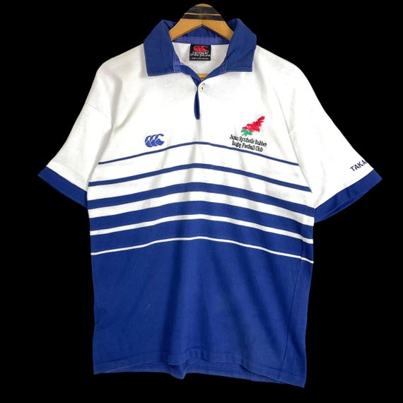 ウェア 90s canterbury japan rugby shirt small RARE Vintage 90s Canterbury New Zealand Japan Sakura Rugby