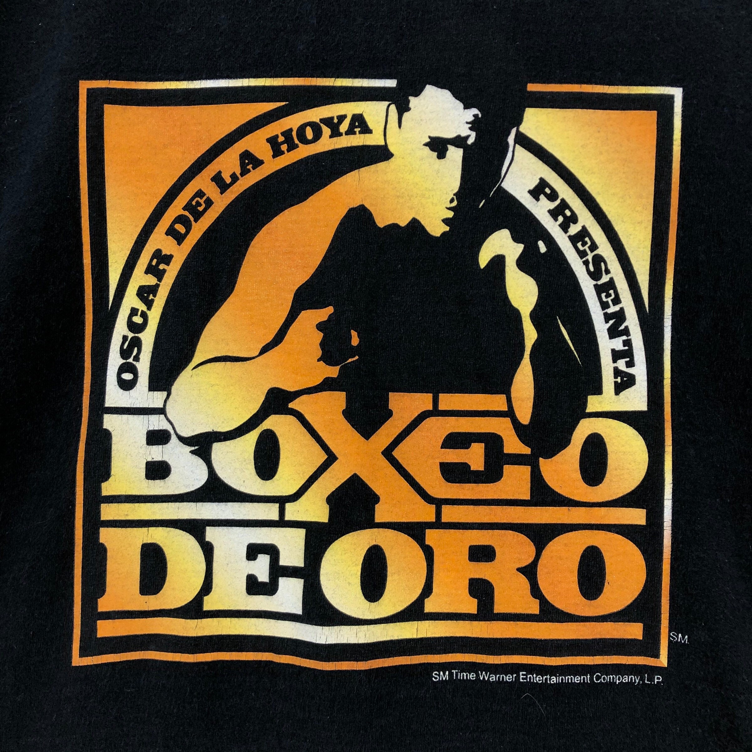 T-shirt Vintage Oscar De La Hoya Début Années 90 - Taille XL - Marque Logo Athletic
