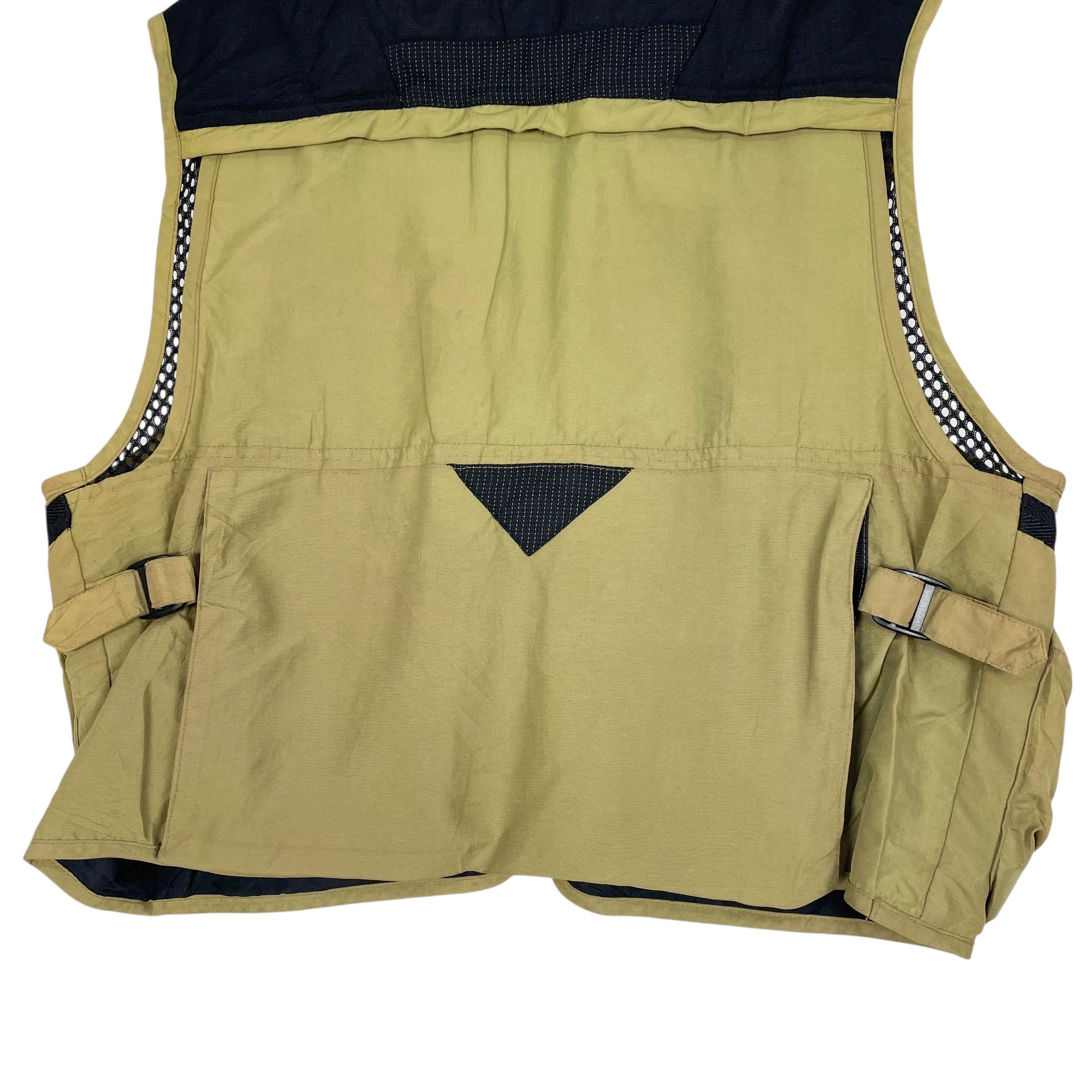 Vintage Canon Photographer Utility Vest Cargo Jacket Sleeveless