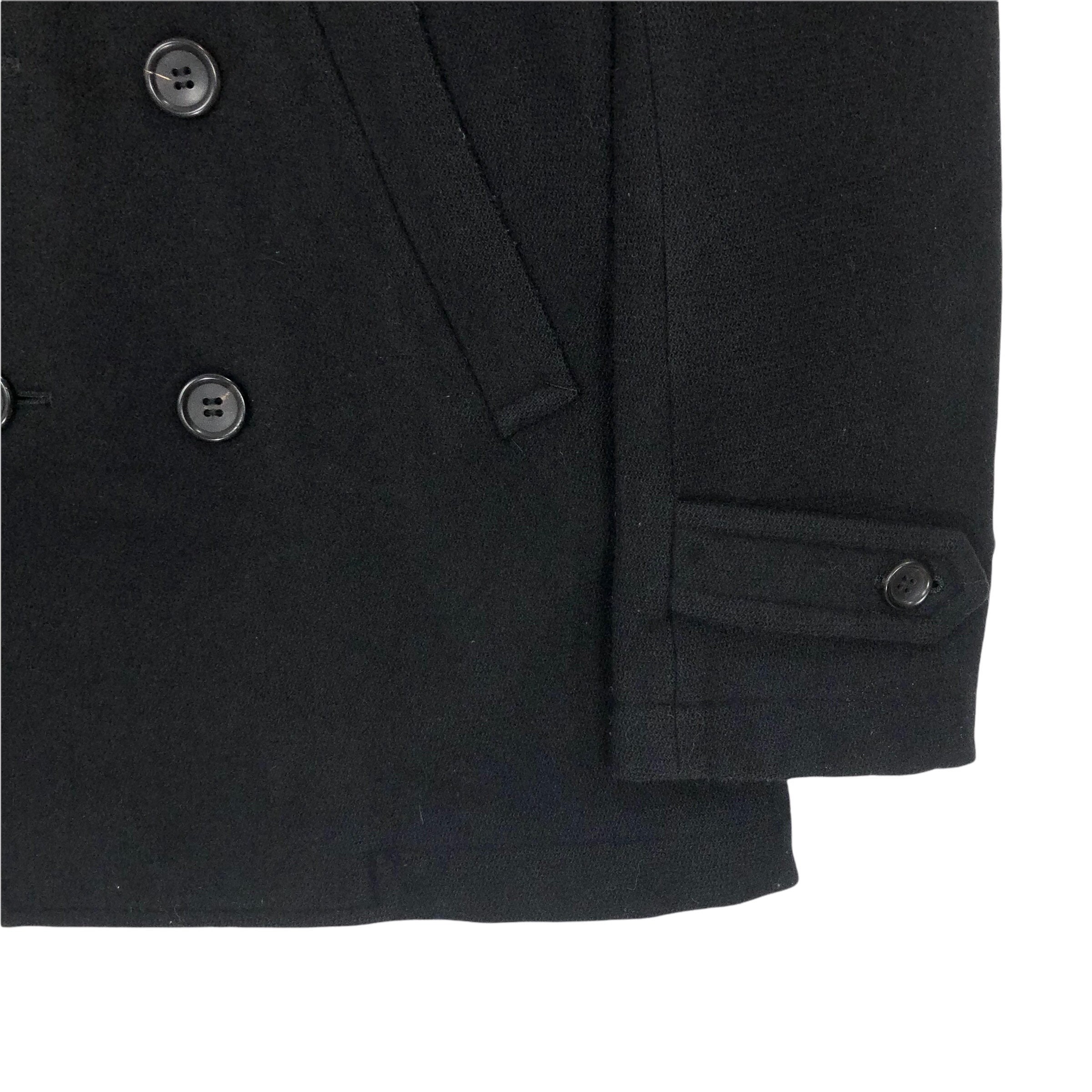 [Vintage] 90s asymmetry wool-Coat 日本製 Vintage Y2K Yohji Yamamoto Jacket Asymmetrical Wool Size 3