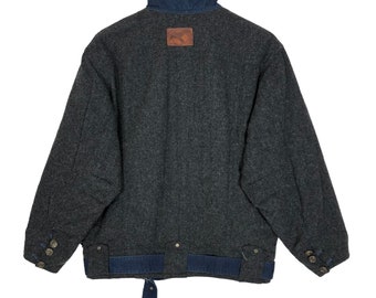 Vintage 80s Issey Sport Wool Reversible Jacket Japanese Brand