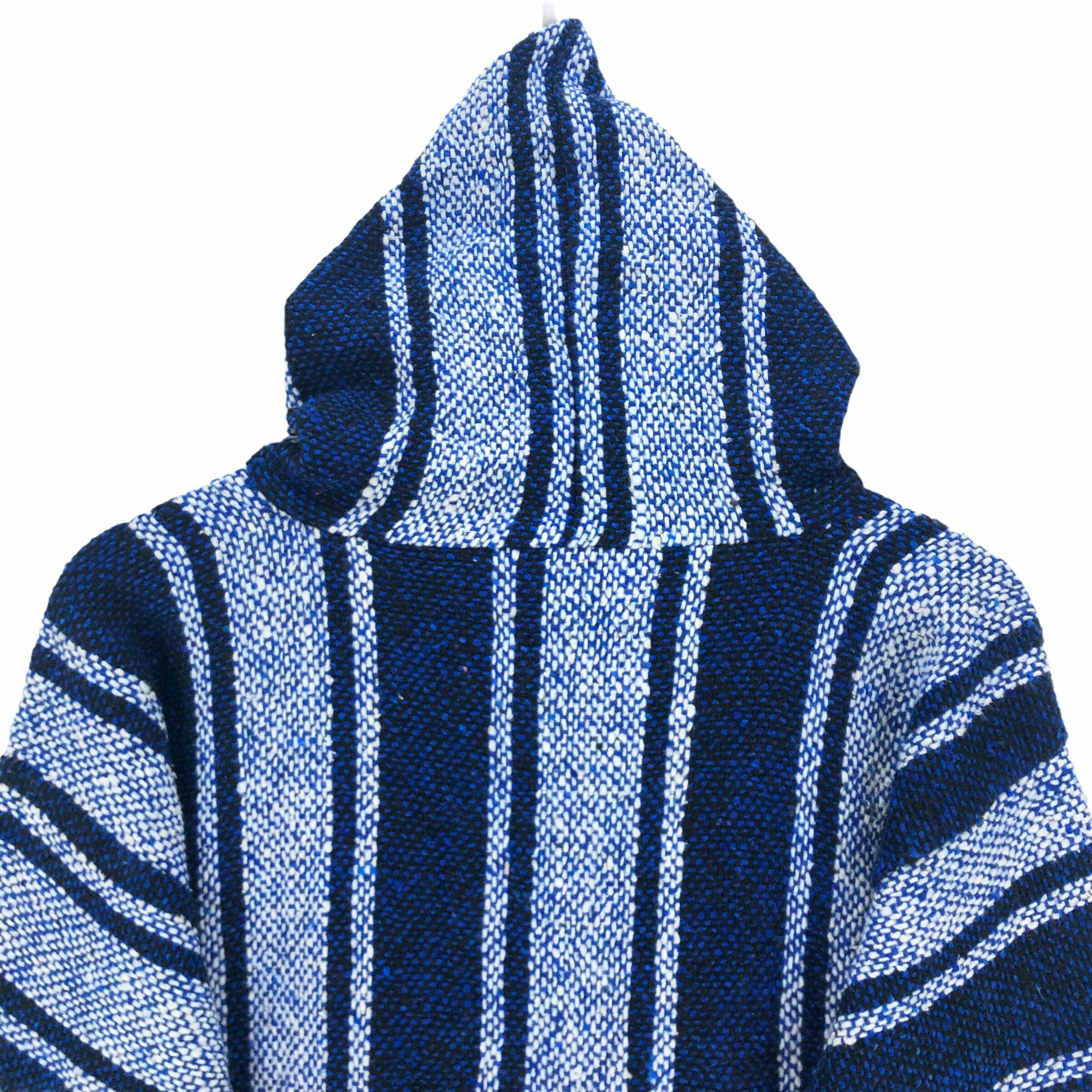 Vintage Chavitos Drug Rug Baja Acrylic Hoodie Pullover Earth Ragz