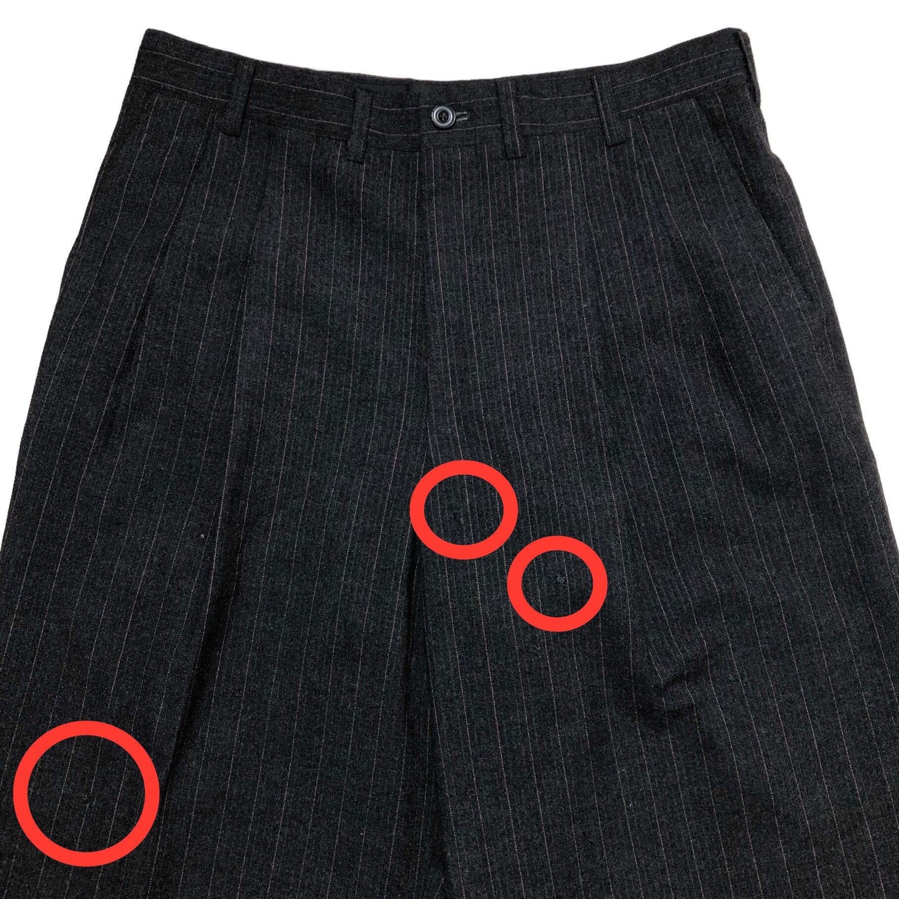 Vintage Yohji Yamamoto Wool Pants: 90s Japanese Designer